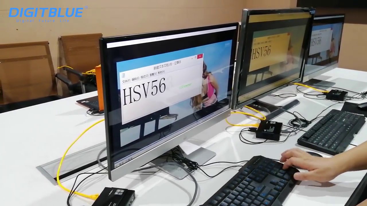 HDMI KVM Extender | 4K 30Hz Over TCP IP HDMI Extender | Gigabit PoE Network Switch