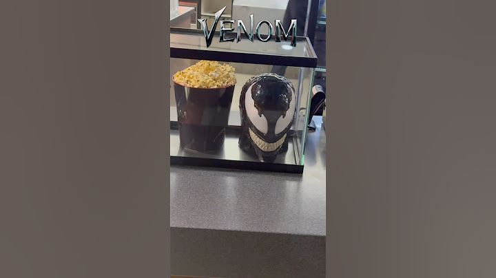 Venom Popcorn Bucket at Cinemark #venom #venomthelastdance #popcornbucket #shorts #youtubeshorts