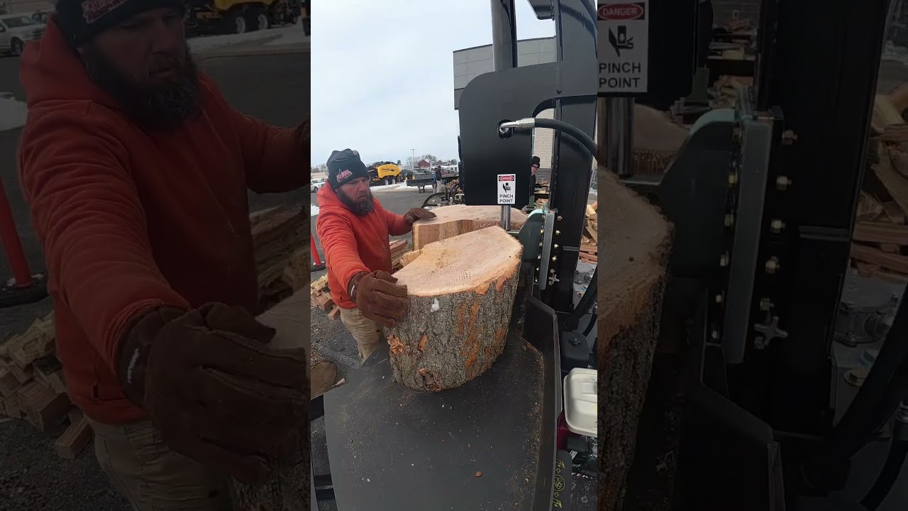 Vertical Splitters are the Best, Don’t You Think? 🪵🔥 