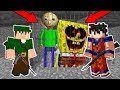 PRISÃO DOS MONSTROS NO MINECRAFT!! CREEPYPASTA BOB ESPONJA & BALDI'S BASICS