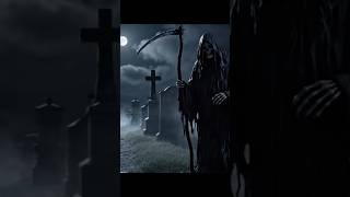 Walking Through the Cemetery at Night and Coming Face to Face with the Grim Reaper #horror #scary