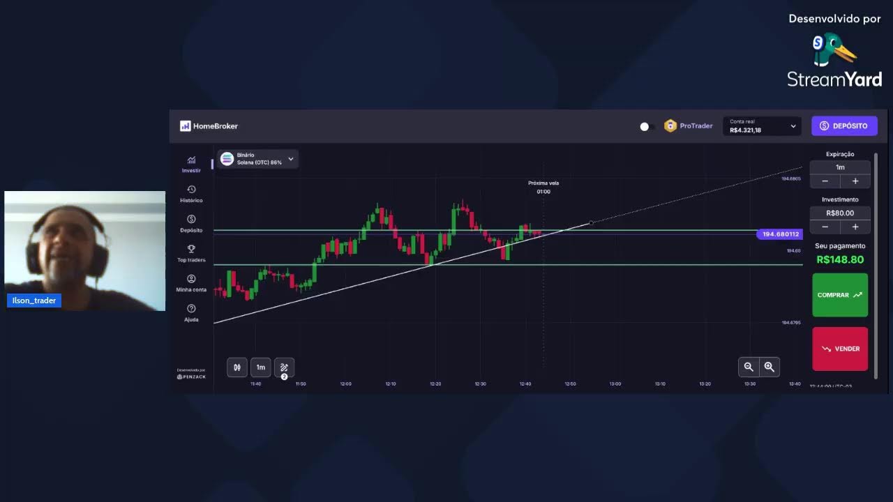 🔴 LIVE  | HOMER BROKER OPERANDO AO VIVO!
