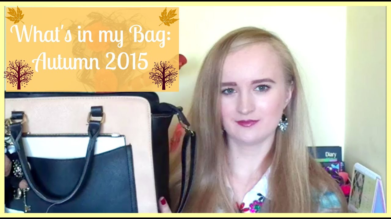 What's in my Bag: Autumn 2015 | Retro Bombshell TV