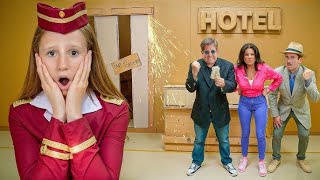 Nastya and Friends bought the Cardboard Hotel for $1