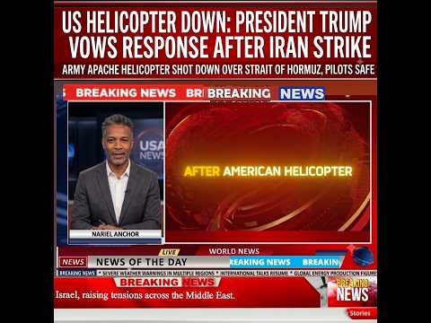 US Launches Strikes on Iran After Helicopter Incident | Breaking News #USA #Iran