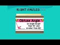 LEARN ABOUT DIFFERENT TYPES OF ANGLES
