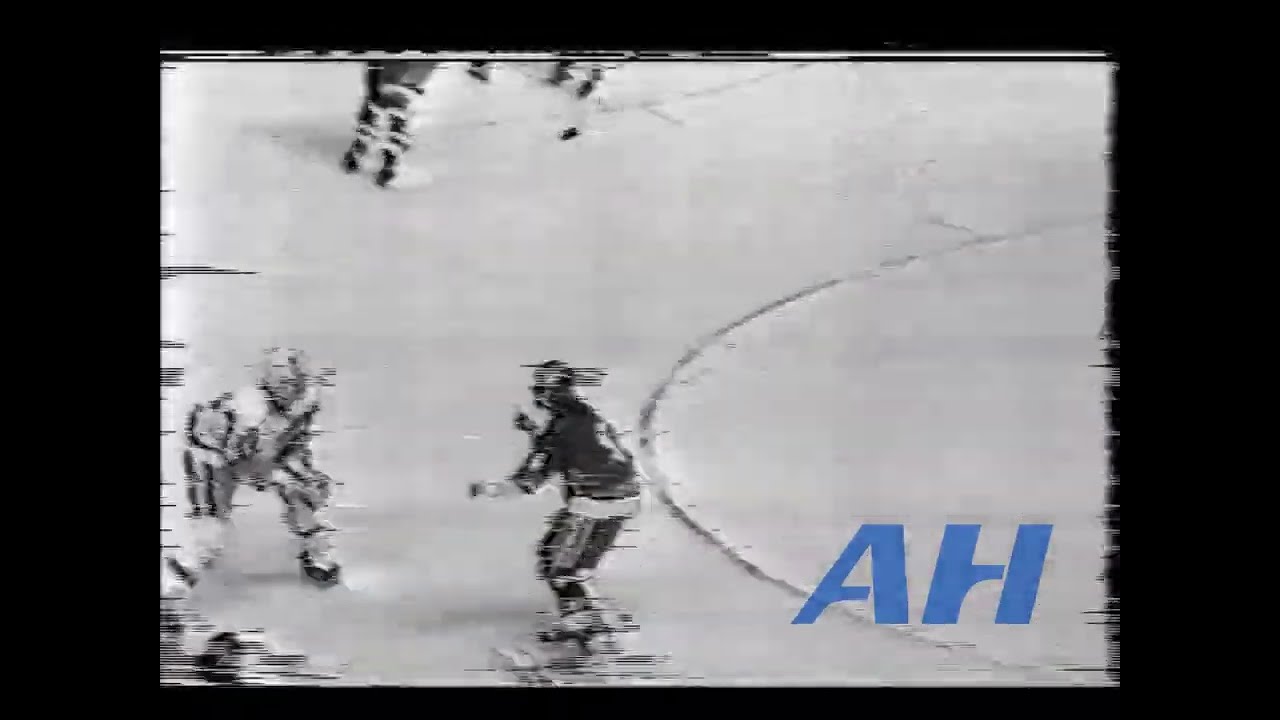 NHL Feb. 24, 1974 Jack Lynch,DET v Garry Howatt,NYI Detroit Red Wings New York Islanders