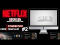 Tutorial NETFLIX inspired PowerPoint (PPT) FREE Template