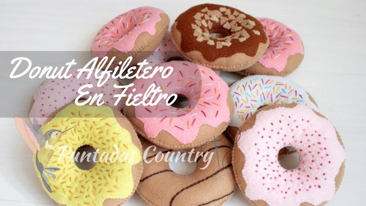 Manualidades Fáciles - Donut en fieltro