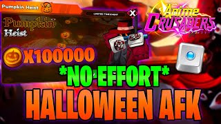 BEST Halloween Event AFK in Anime Crusaders *NO EFFORT*