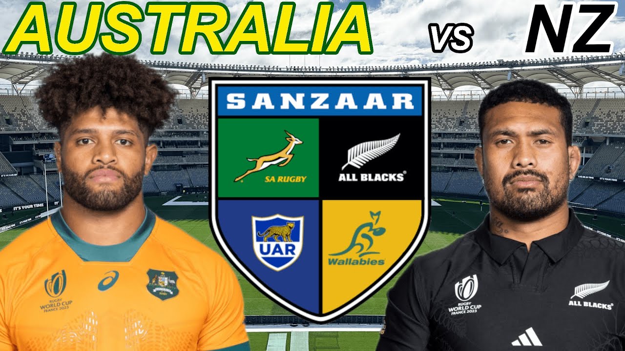 AUSTRALIA vs NEW ZEALAND Rugby Championship 2025 Live Commentary - YouTube
