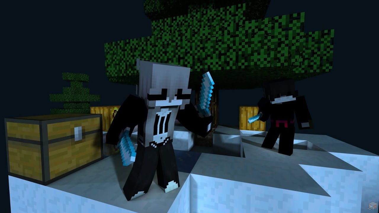 playing bedwars (hive) with my brother - YouTube