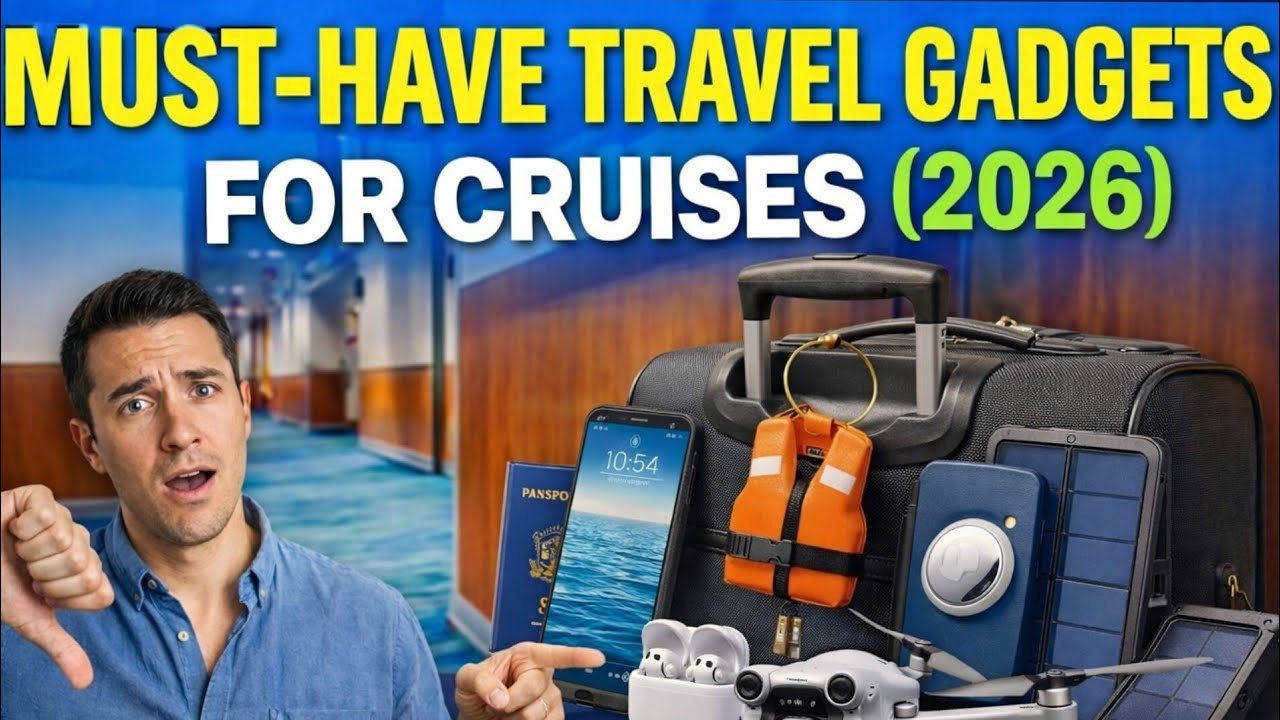 15 Must Have Travel Gadgets for Cruises 2026 (Don’t Pack Without These!)
