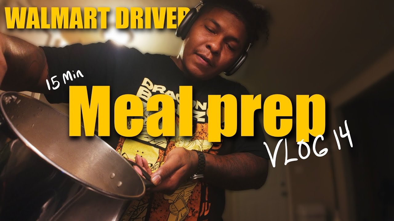 Водитель грузовика Walmart «Приготовление еды» | Это занимает 15–20 минут | (Влог 14)