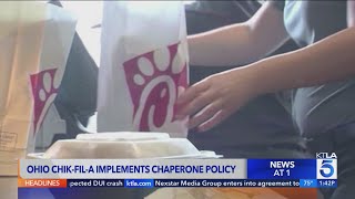 Chick-fil-A implements chaperone policy at Ohio store