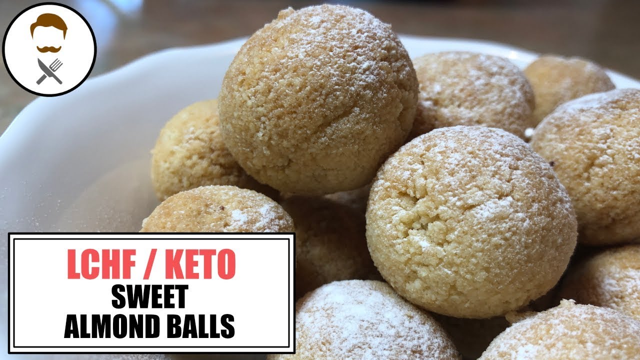 Sweet Almond Balls (Almond Flour) The Keto Kitchen YouTube