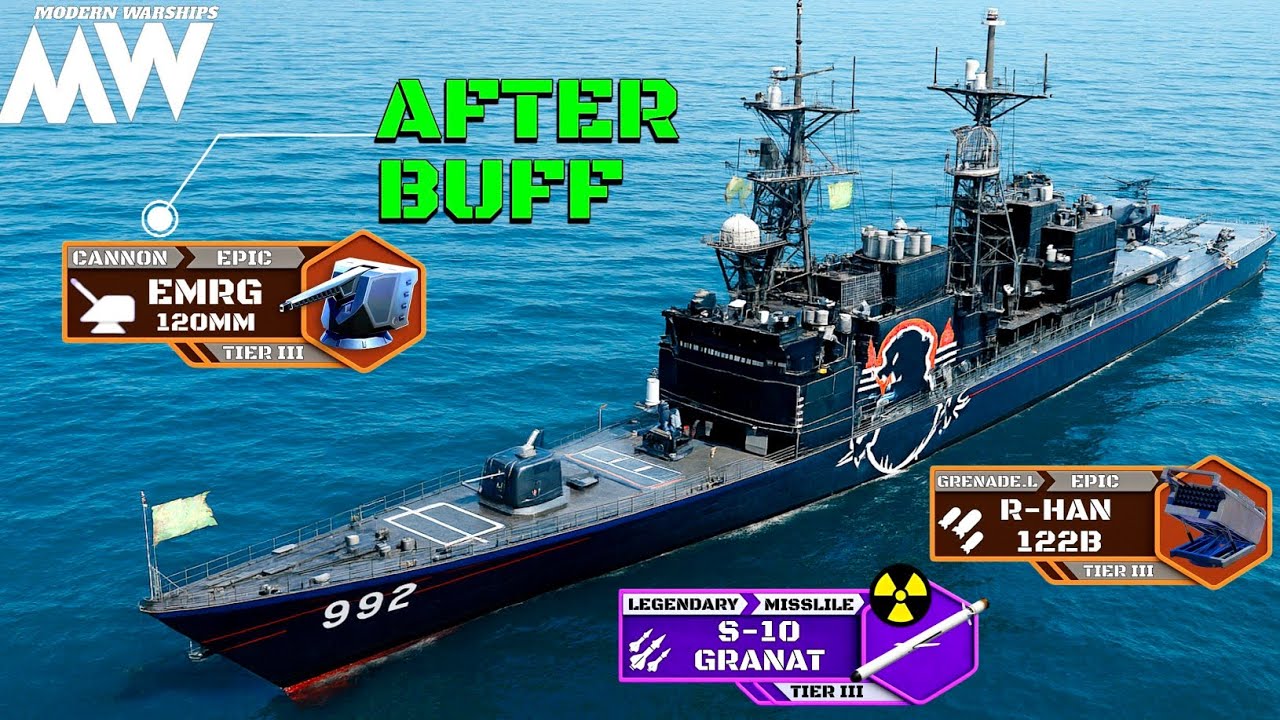 EMRG 122mm = Accuracy + Damage On Fire 😳 After Buff Sniper Combo OP! Modern Warships