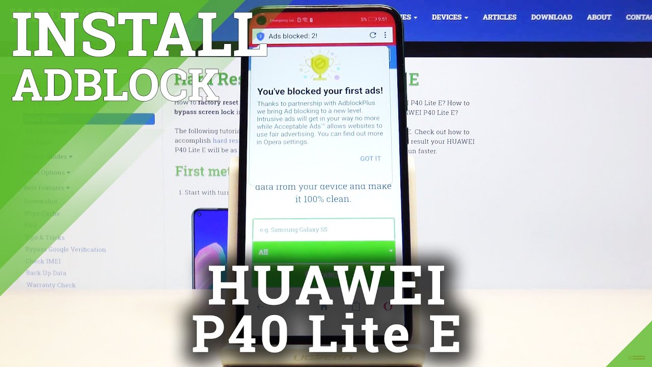 Ass os selv beløb How to Enable AdBlock in Huawei P40 Lite E - Remove All Ads - YouTube