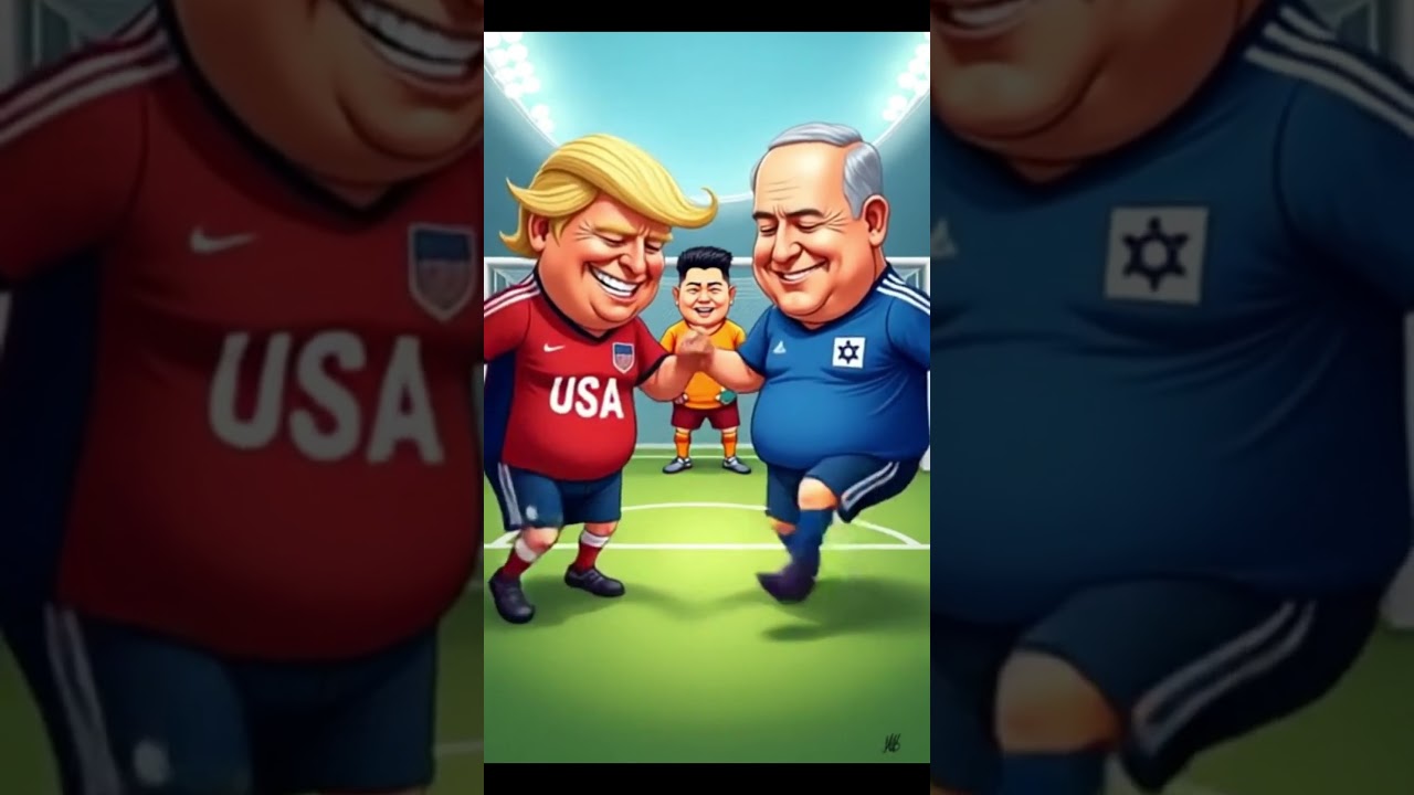 Trump & Netanyahu vs Goalkeeper Kim Jong Un! ⚽😂 Epic Football Showdown