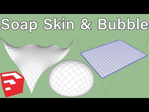 How to Use Soap Skin Bubble Plugin in SketchUp