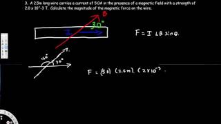 Magnetism, Magnetic Field Force, Right Hand Rule, Ampere's Law, Torque, Solenoid, Physics Problems 1