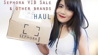 2016 Sephora VIB Sale Haul u0026 other brands || Sephora VIB Sale u0026 其他美妝品牌購物開箱 by Sarah H.