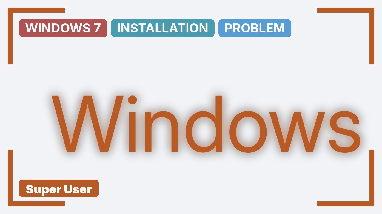 Windows setup claims the installation source is not accessible. How do ...
