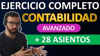 28 Asientos Contables 👨‍🏫 | Ejercicio de CONTABILIDAD (Completo) | Curso Contabilidad Básica #6 screenshot 5