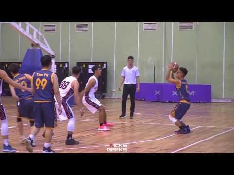 Video Nguyễn Văn Thắng U18 Vietnam úp rổ giữa giờ | Sư Phạm... - youtube