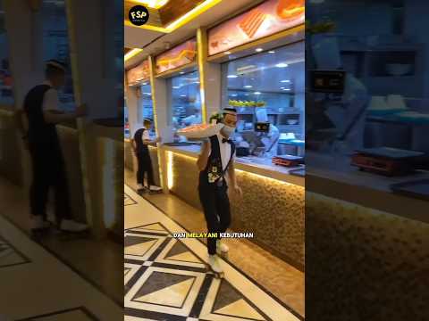 Pelayan tercepat di restaurant china #viral #shorts