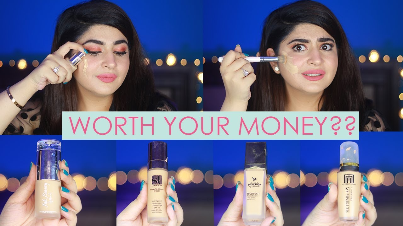REVIEWING PAKISTANI FOUNDATIONS PT.1 | WORTH YOUR MONEY? | GLOSSIPS