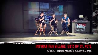 IndyCar Fan Village Q & A w/Pippa Mann & Collete Davis