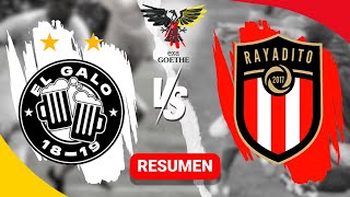 Galo (1) - (3) Rayadito | Resumen | EXA-Goethe