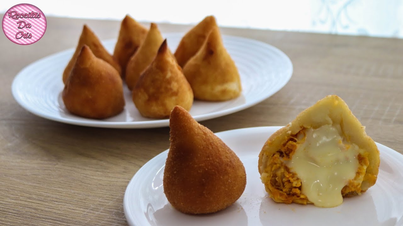 COXINHA DE FRANGO COM REQUEIJÃO CREMOSO | RECEITAS DA CRIS