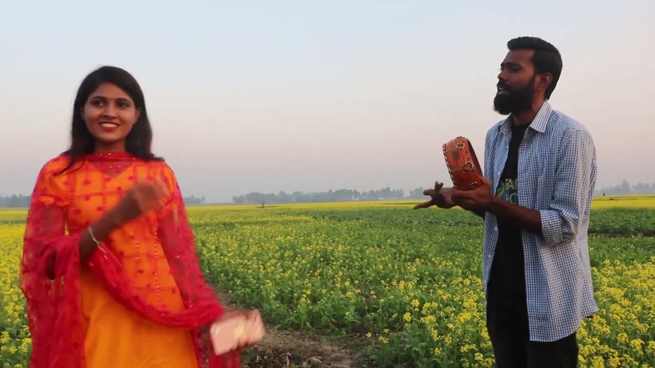 নতুন প্রতিভা গান নিয়ে উপস্থিত হলো আপনাদের কলিজার টুকরো শোভা মনি সরিষার ক্ষেতে দাঁড়িয়ে গান গাইছে