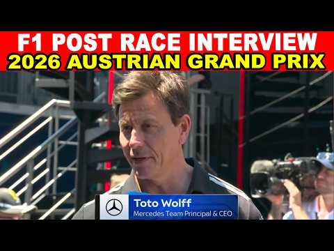 Toto Wolff Interview nach dem Rennen | Großer Preis von Österreich 2026 | Mercedes
