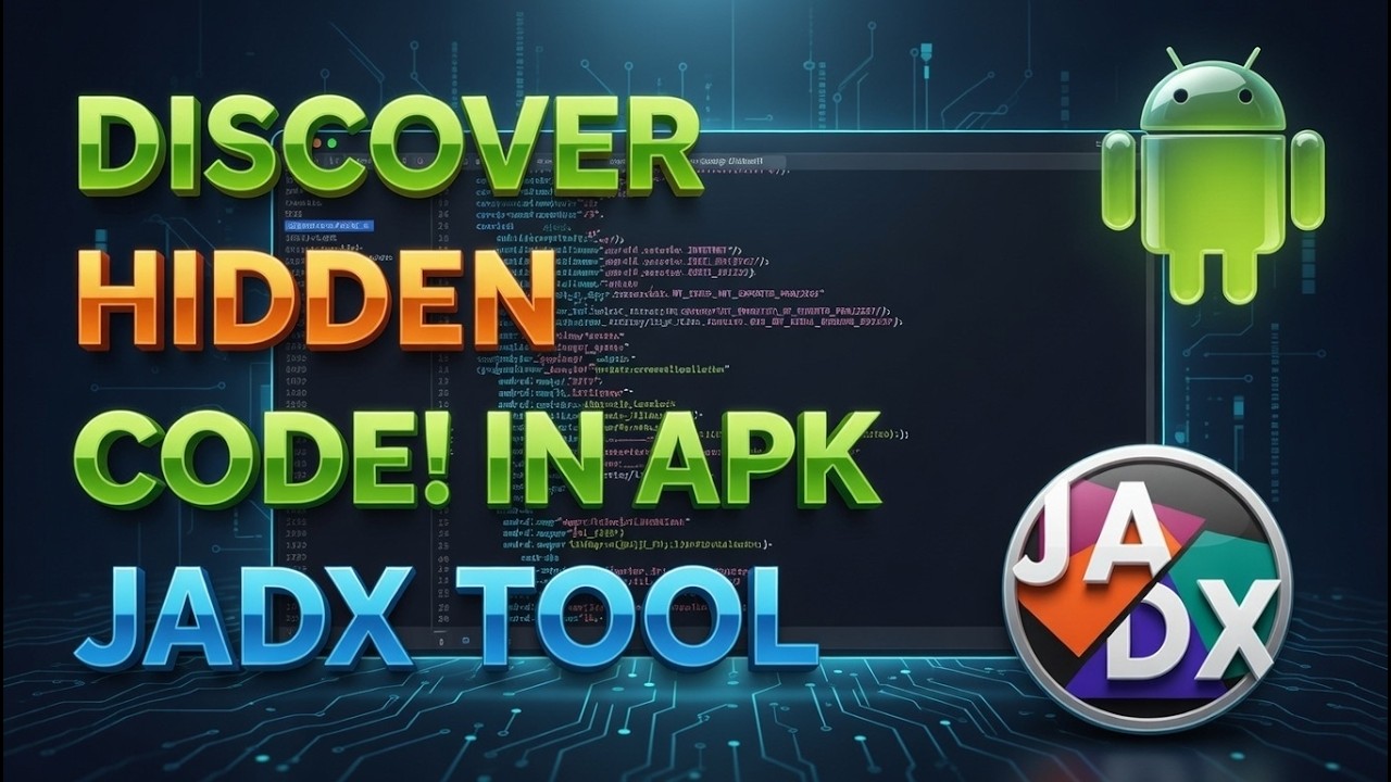 Become an Android Reverse Engineer: Master JADX from Scratch - YouTube