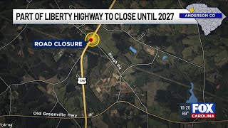 SCDOT: Interchange improvement project to close portion of Liberty Highway until 2027