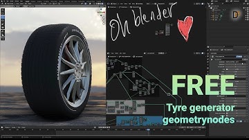 blender geometrynodes Tyre generator
