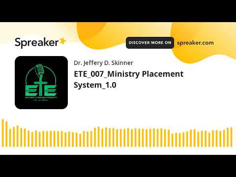ETE_007_Ministry Placement System_1.0