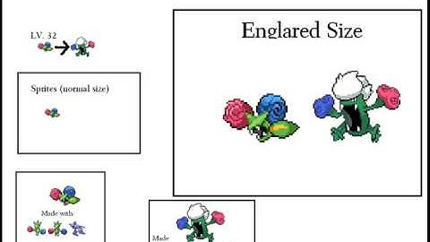 Pokemon sprite Evolution