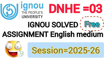 Ignou ka solved Assignment यहां मिलता है फ्री में 2025_26 | IGNOU solved free assignment 2025-26