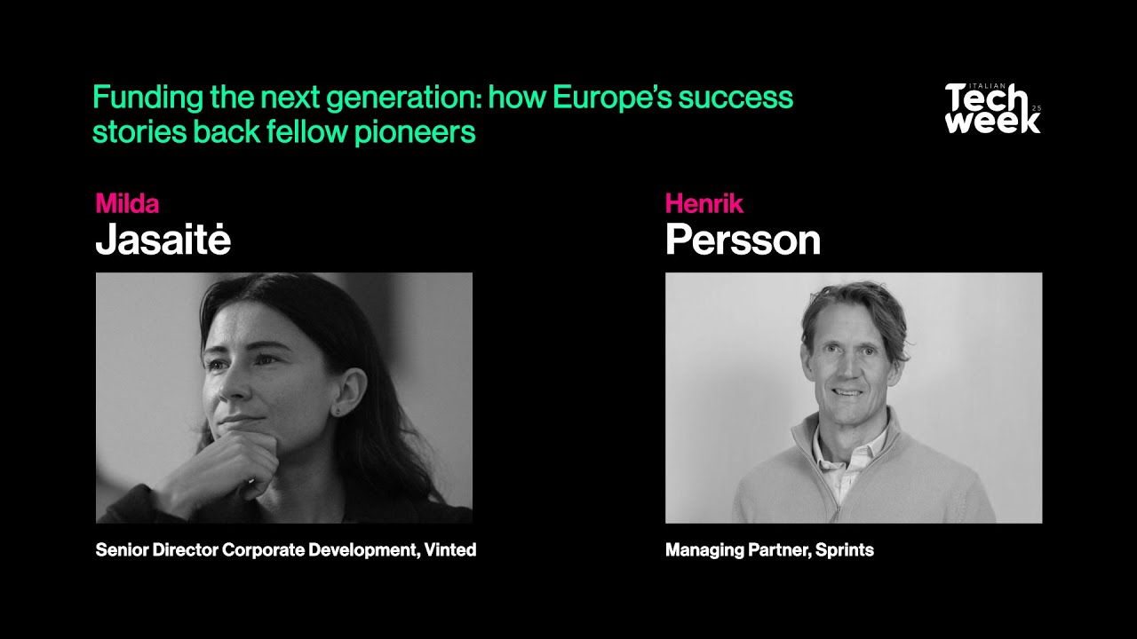 Милда Ясайте и Хенрик Перссон - Неделя итальянских технологий 2025
