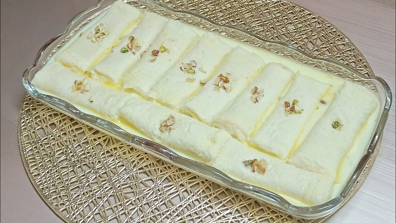 Yummy Bread Malai Desert Recipe ( ব্রেড মালাই রোল ) Kabita's Cooking