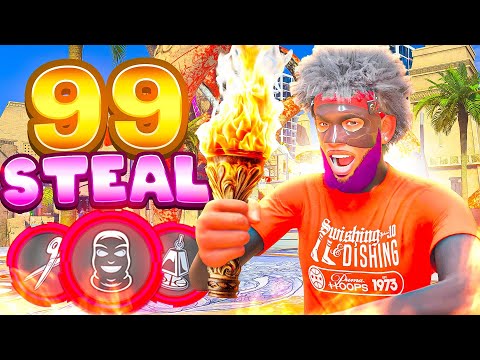 TORCHING PLAYERS WITH A 99 STEAL LOCK BUILD ON NBA 2K24! THIS LOCKDOWN IS A MENACE😭