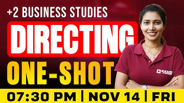 Plus Two Business Studies | Directing | Oneshot | Exam Winner