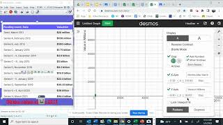(05-03) Desmos - Creating a table from exponential data.