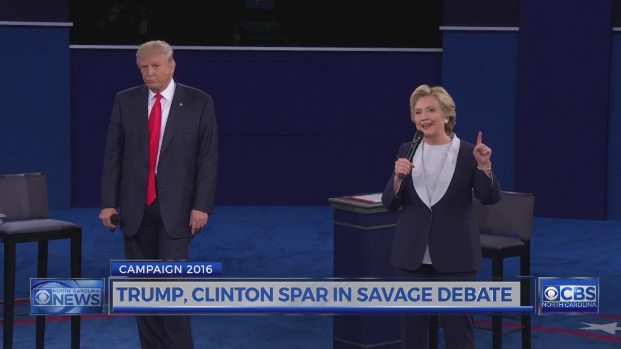 Trump and Clinton square off in 2nd Presidential debate