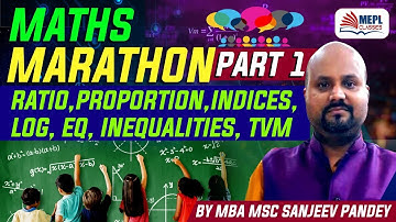 FOUNDATION MATHS Revision Part-1 | For All Foundation Students  | Sanjeev Pandey | MEPL classes