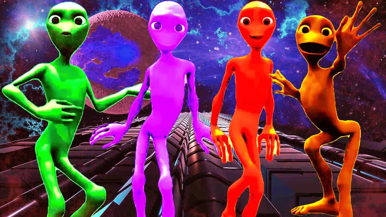 Aliens 👽 Bust a Move 💃 to 'Dame Tu Cosita' 🎶 on a Galactic 🛰️ Elevator! 🚀
